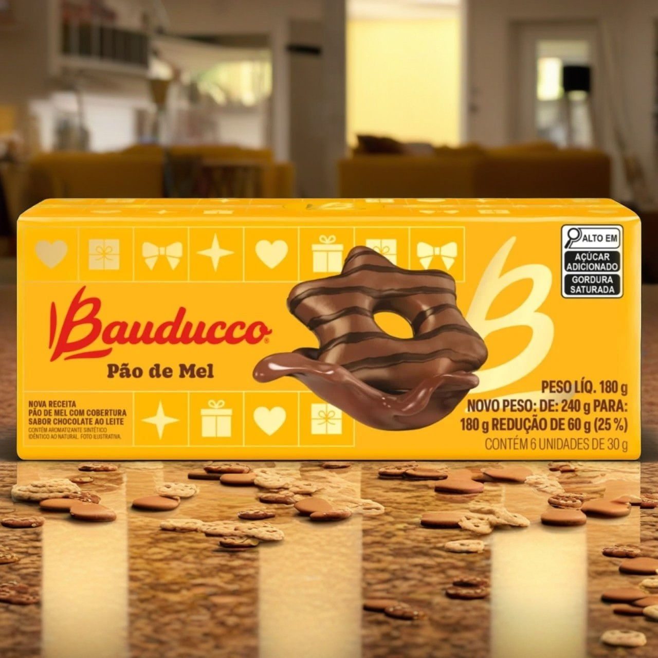 Pão de Mel Bauducco 180g