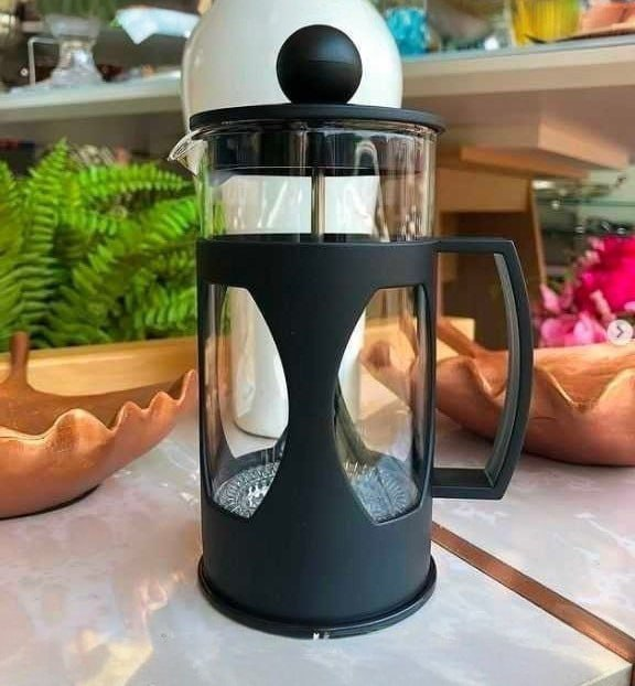 Mimo Style Cafeteira Prensa Francesa, Com Haste e Alça, Resistente, Suporta Altas e Baixas Temperaturas (-20 °C a 180 °C), Excelente Sistema de Filtragem (350ml)