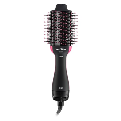 Escova Secadora Britânia BEC02PR Bivolt 4 em 1 1300W