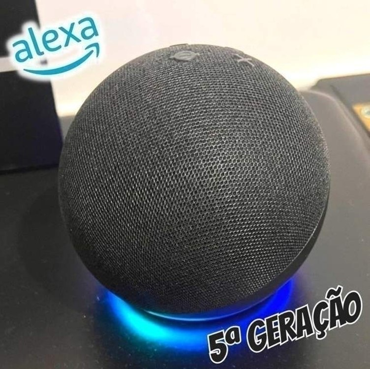 Echo Dot 5ª geração | O Echo Dot com o melhor som já lançado | Cor Preta