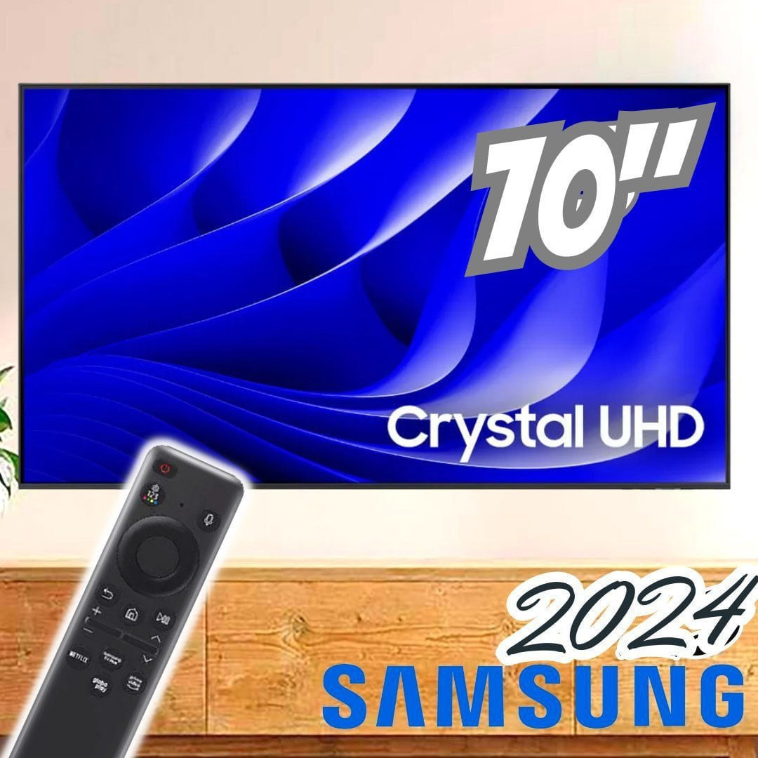 Samsung Smart TV 70 Crystal UHD 4K 70DU8000 , Painel Dynamic Crystal Color, Gaming Hub