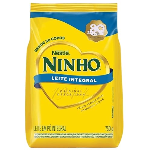 Ninho, Leite Po Integral, Pacote 750g