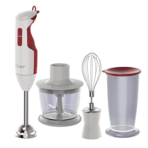 Mixer Oster Delight Função Turbo, 110V, Vermelho e Branco, 250W, FPSTHB2615U