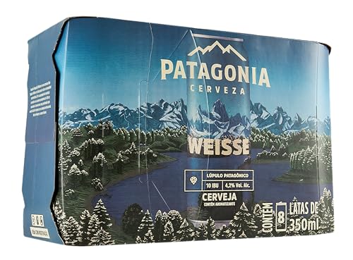 Pack de Patagonia Weissen Nacional Sleek 350ML, 8 Unidades