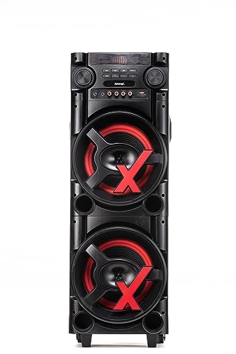 Amvox Caixa de Som Amplificada ACA 1000 New X SFM – 1000W RMS, Bluetooth, Amplificador Digital, Equalizador, USB