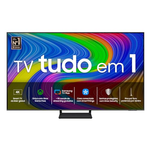 Samsung Smart TV 65″ QLED 4K 65Q65D – Tecnologia de Pontos Quânticos, Design AirSlim