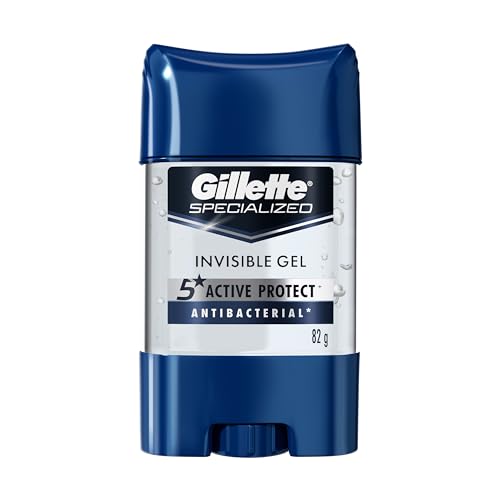 Desodorante Gel Antitranspirante Gillette Antibacterial – 82g