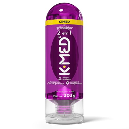 Lubrificante Íntimo e Gel de Massagem K-Med – 200Ml