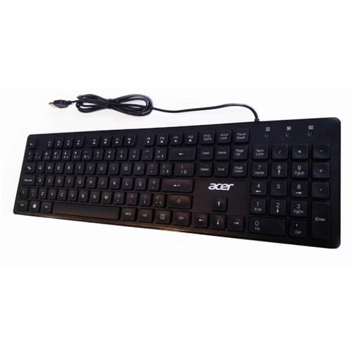 Kit Acer Teclado + Mouse Office Com Cabo Occ300