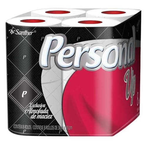 Personal Papel Higiênico Vip Folha Dupla 8 Unidades Branco (Embalagem Pode Variar)