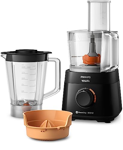 Multiprocessador PowerChop 600 Plus, Philips Walita, 4 em 1, Preto 600W, 110v – RI7300/93