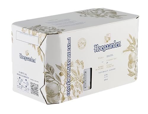 Pack Cerveja de Trigo Hoegaarden 269ml Lata – 8 Unidades