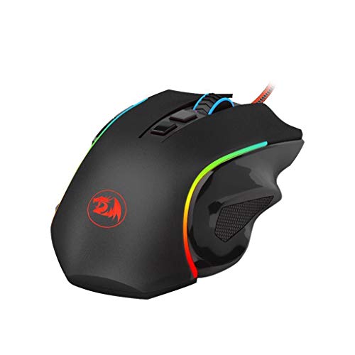 Redragon MOUSE GAMER GRIFFIN PRETO COM LED RGB – M607, UNICO