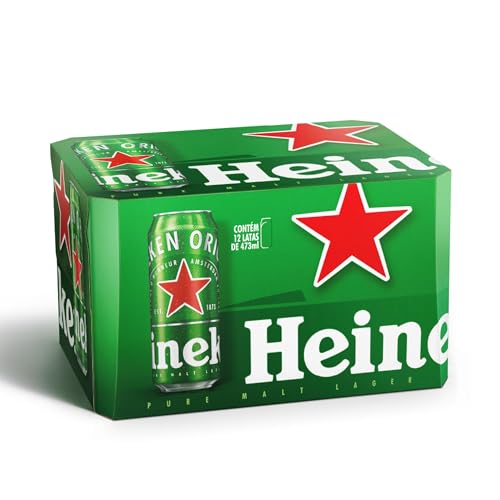Pack Heineken Cerveja Pilsen – 12 Latas de 473ml