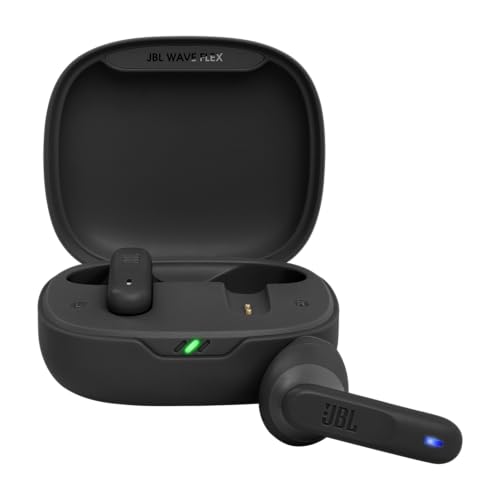 JBL, Fone de Ouvido Sem Fio, Bluetooth, Wave Flex TWS – Preto