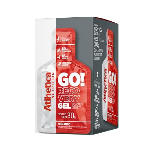 Atlhetica Nutrition Go Energy Gel (10 Sachês) – Sabor Morango