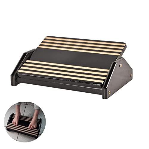 Apoio Ergonômico para Os Pés, MDF Natural (Cor: Black Piano) – Souza & Cia