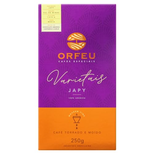 Café Japy Orfeu Torrado e Moído 100% Arabica, 250g