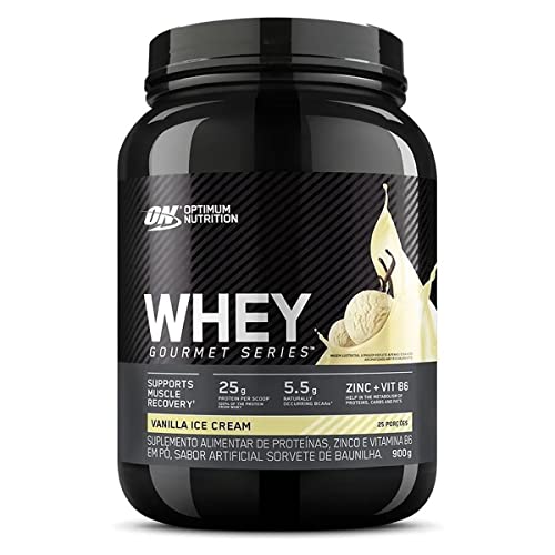 Whey Gourmet – 900g Vanilla Ice Cream – Optimum Nutrition