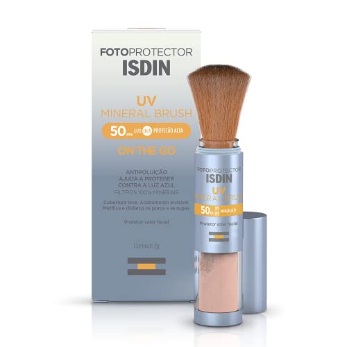 ISDIN Protetor Solar Em Pó Sem Cor Uv Brush Mineral Fps 50 2G