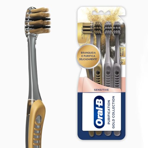 Escova Dental Oral-B Purification Gold Collection – 4 unidades