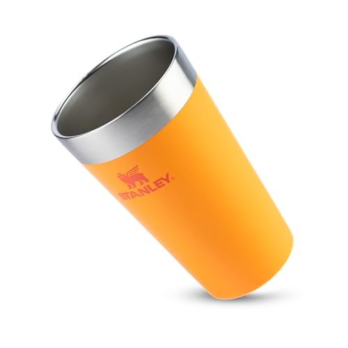 Stanley – Copo de cerveja isolado, copo empilhável Stay Chill de 473 ml, para bebidas quentes ou frias, Golden Rod
