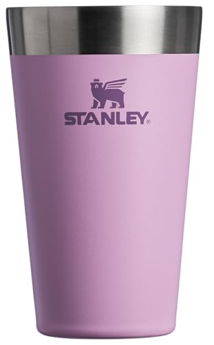 Stanley – Copo de cerveja isolado, copo empilhável Stay Chill de 473 ml, para bebidas quentes ou frias, Lilac