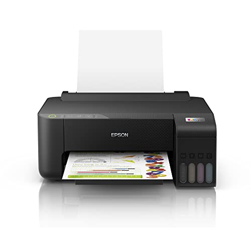 EPSON EcoTank L1250 – Impressora, tanque de Tinta Colorida, Wi-Fi Direct, Comando de voz, Bivolt, Cor: Preto