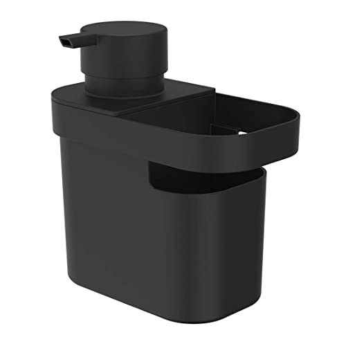 OU DT 550 PTF Dispenser de Detergente e Organizador Trium, Preto Fechado, 650 ml