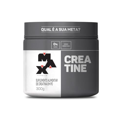 Max Titanium Creatina – Suplemento alimentar de creatina em pó, 300g