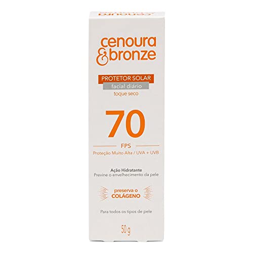 Cenoura e Bronze Protetor Solar Facial Fps70 – 50 g