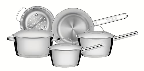 Jogo de Panelas com Fundo Triplo 5 Peças Tramontina Inox