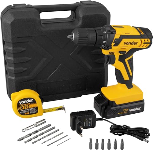 Parafusadeira e Furadeira Vonder 12 V