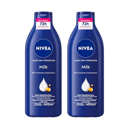 NIVEA Kit Loção Hidratante Milk Pele Seca a Extrasseca 400ml (2 unidades)