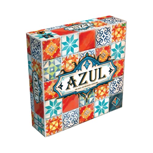 Asmodee, Azul, Jogo de Tabuleiro para Amigos, 2 a 4 jogadores, Idade +14, Partidas de até 30 min