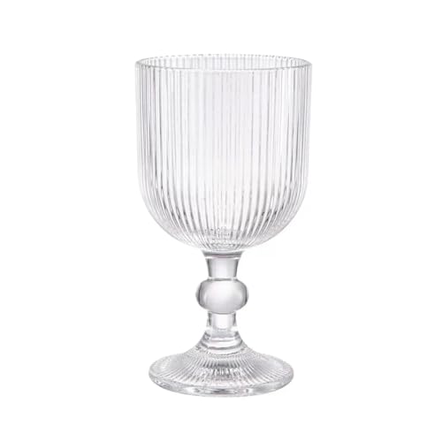 Haüskraft – Taças para água e vinho de vidro Graffiato 370ml 6 peças