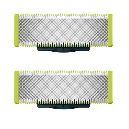 Lâminas de Reposição Originais Philips OneBlade QP220/51 Aço Inoxidável Para Raspar, Aparar e Contornar – Pacote com 2. Compatível com o barbeador eletrico OneBlade