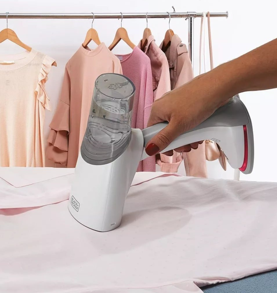 BLACK+DECKER Vaporizador, Ferro de Passar Roupa, Compacto e Portátil, Função Passar a Seco, 3 em 1, modelo BDV3000, Bivolt