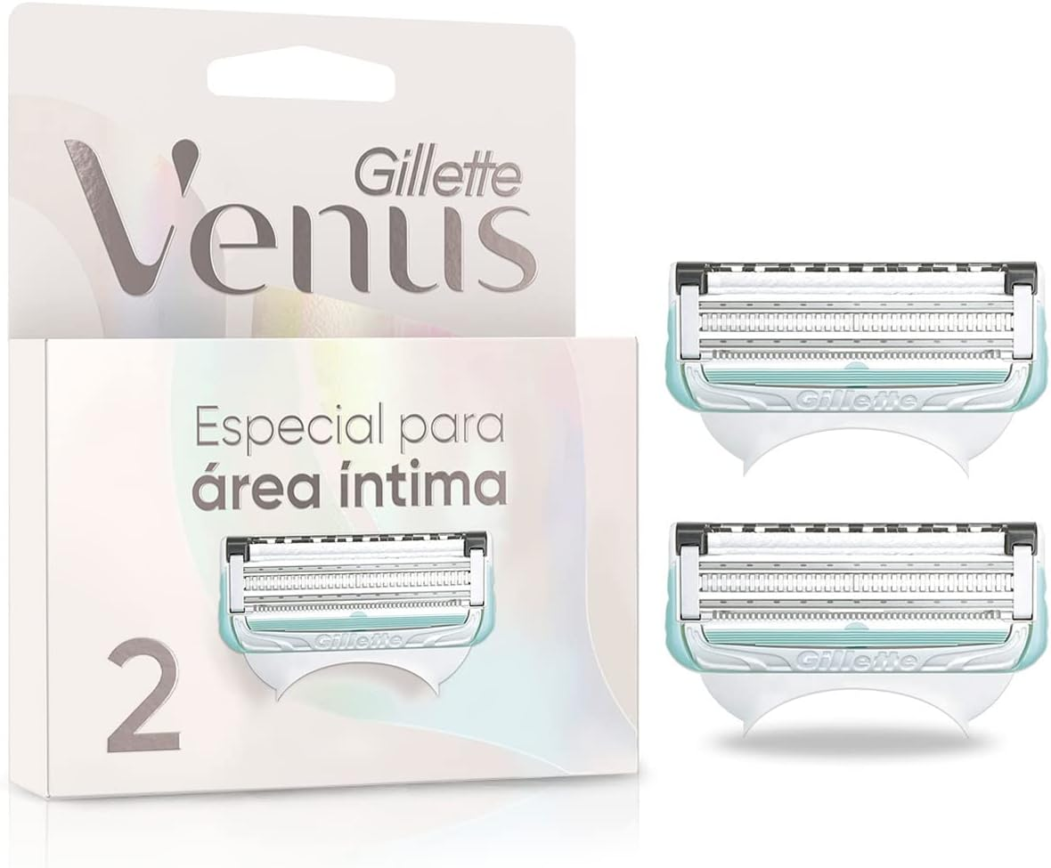 Gillette Venus para Área Íntima, Carga para Aparelho de Depilação Íntima 2 Unidades